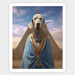 Pharaoh Dog Sticker